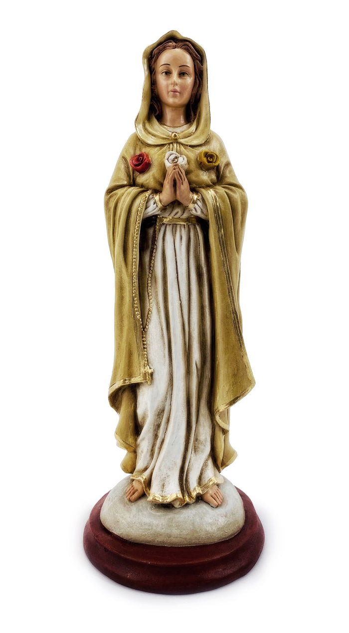 12" OLO The Mystical Rose Hand Painted Statue