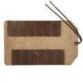 12 Pocket Tool Roll - Garage Toolshed Storage - Stockyard X 'The Leather Store'