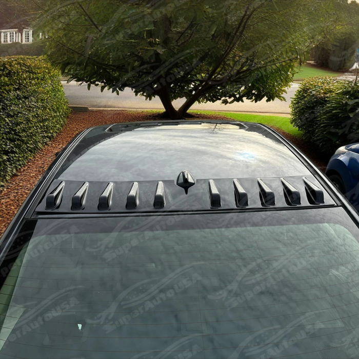 SuperAutoUSA factory-style rear roof spoiler for 2012 Dodge Charger.