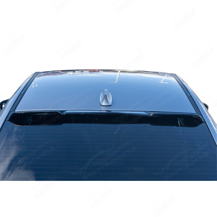 2015-2020 Acura TLX - Window Visor Rear Roof Spoiler Bundle - Carbon Print Trim
