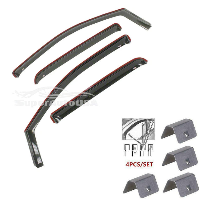 2015-2021 Subaru WRX STI VA - In-Channel Window Visors Rain Guards Shade Deflectors