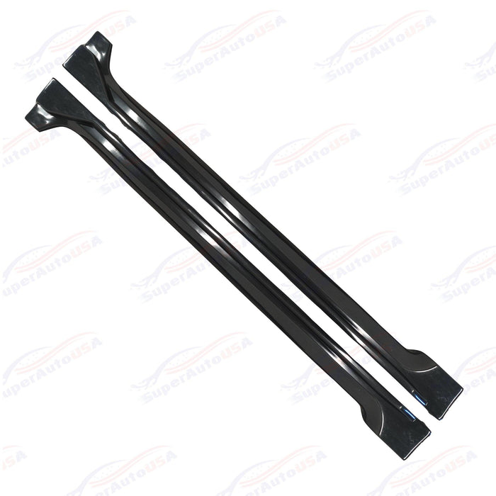 2015-2021 Subaru WRX STI VA - JDM Style Side Skirt Overlay - Gloss Black