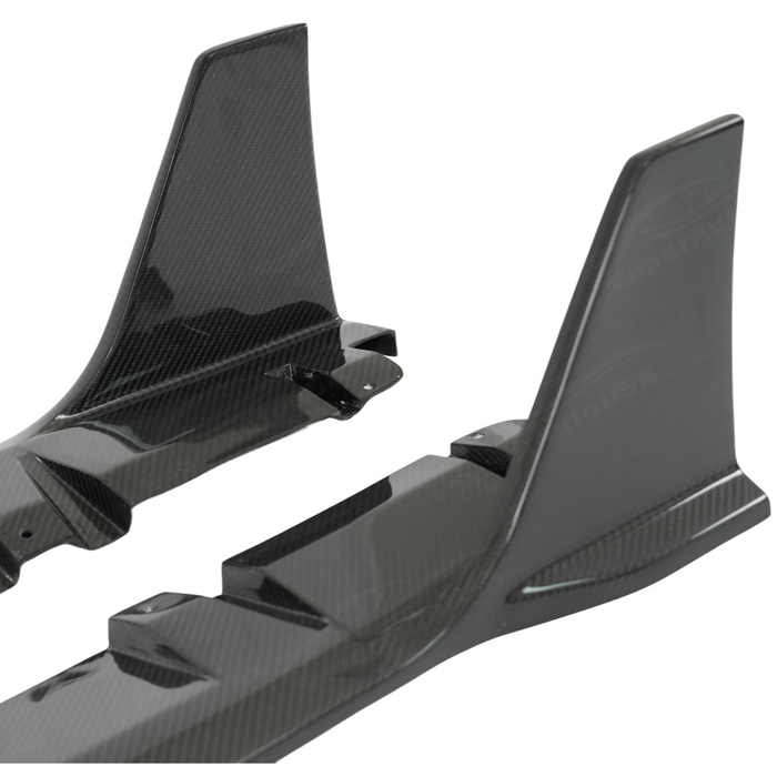 Clean fiberglass reinforced underside of the carbon fiber rocker extension for the VA chassis