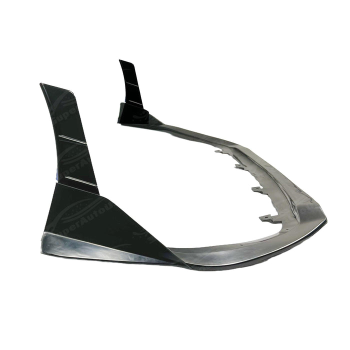 2023-2024 Toyota GR Corolla - GRC Style Front Lip Splitter w/ Corner Aprons - 1 pc PU