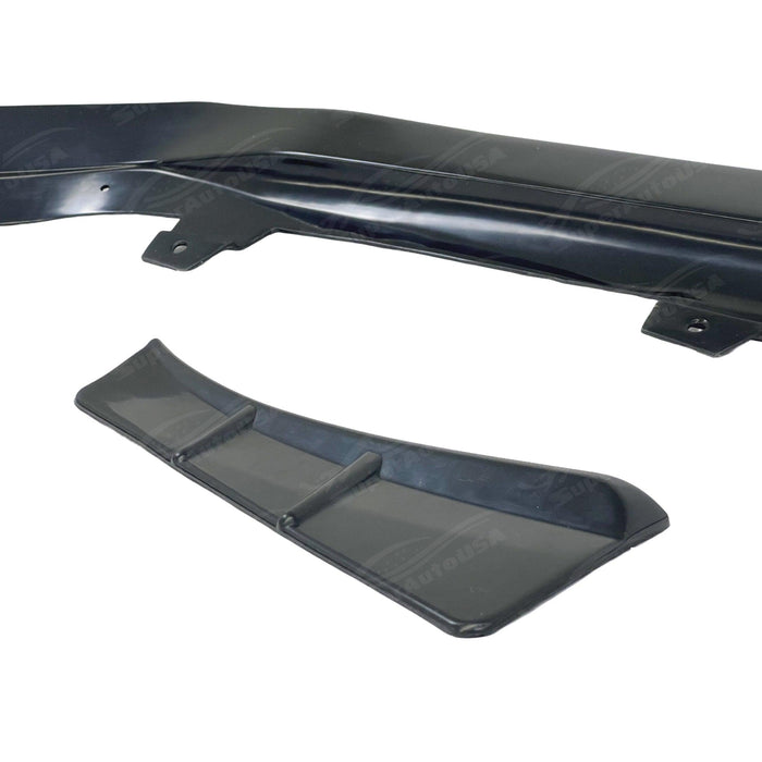 2023-2024 Toyota GR Corolla - GRC Style Front Lip Splitter w/ Corner Aprons - 1 pc PU