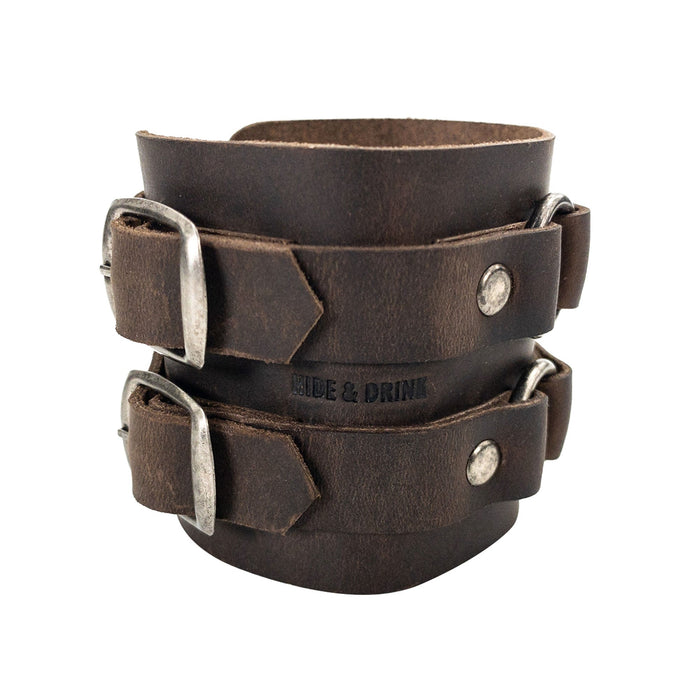 Adjustable 2 Ring Cuff - Stockyard X 'The Leather Store'