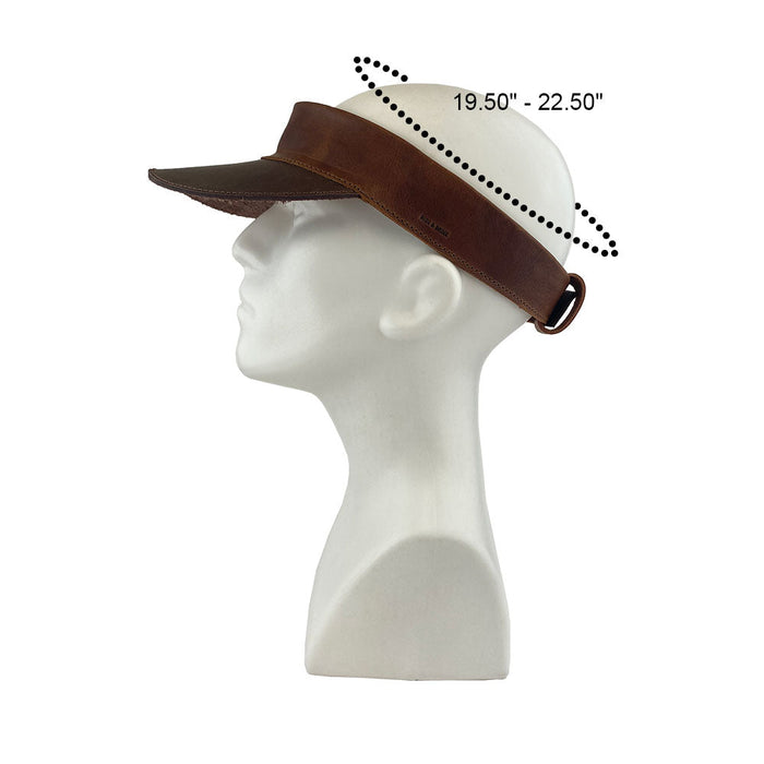 Adjustable Visor - Stockyard X 'The Leather Store'