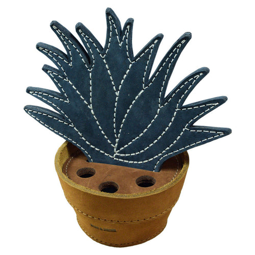 Agave Coaster W/Pen Holder - Stockyard X 'The Leather Store'