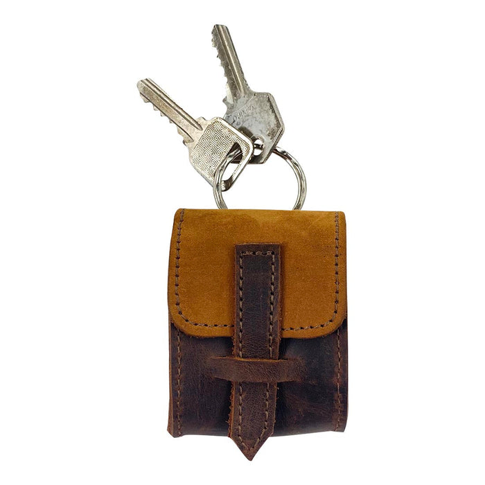 Airpod Case Mini Backpack Keychain - Stockyard X 'The Leather Store'