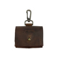 Airpods Pro Case Keychain by Hide & Drink - A stylish, cute, and protective full grain leather case with a convenient snap hook, perfect for everyday use or travel. Handmade in La Antigua Guatemala & Oaxaca Mexico with small batch production, hand cut, and hand sewn for a unique touch.