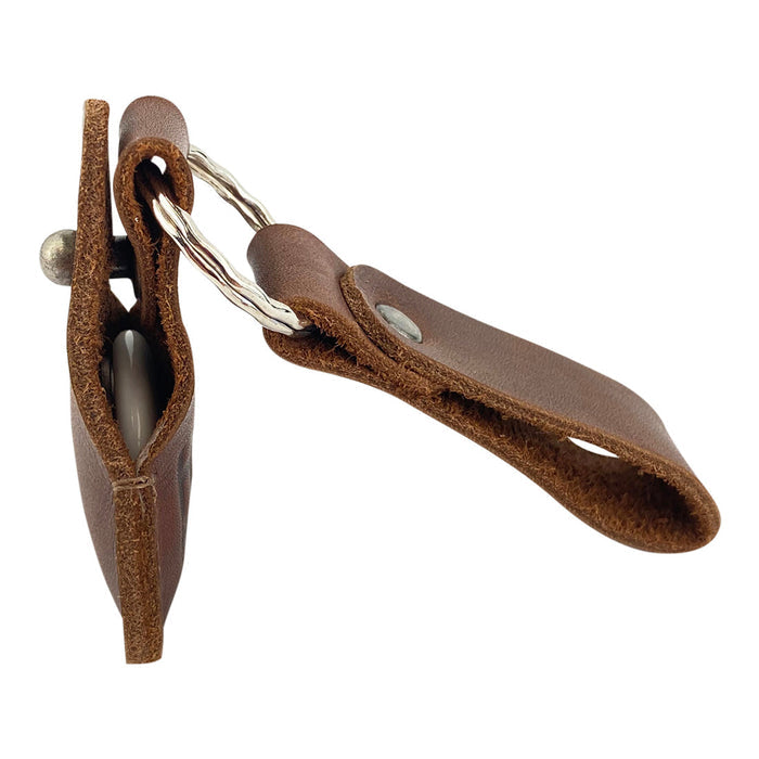 AirTag Keychain - Stockyard X 'The Leather Store'