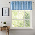 Annie Buffalo Blue Check Valance 16x72 - The Village Country Store