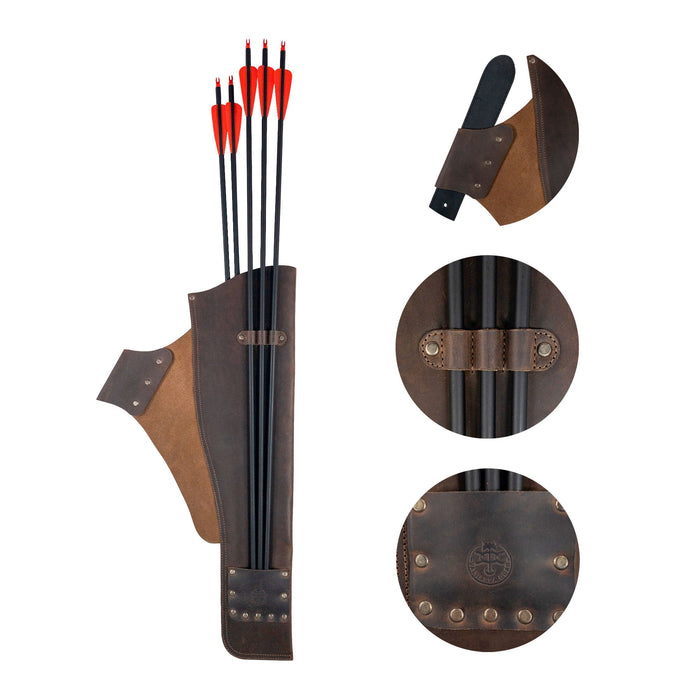 Archery Hip Quiver with Phone Slot - Stockyard X 'The Leather Store'