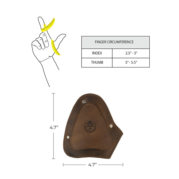 Archery Shooting Hand Guard - Stockyard X 'The Leather Store'