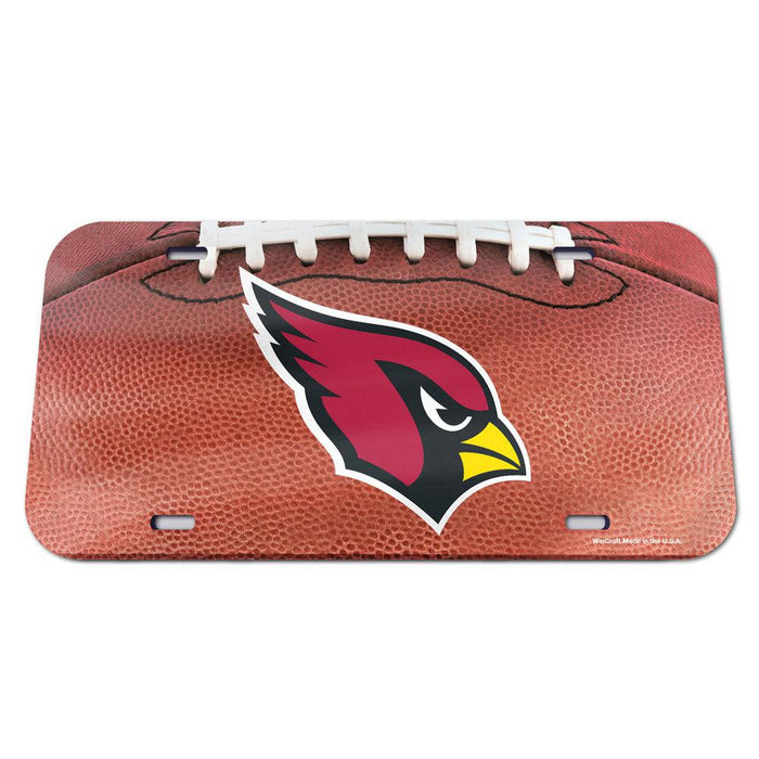 Arizona Cardinals License Plate - Crystal Mirror - Football - Team Fan Cave