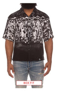 Black Billionaire Boy's Club BB Journey SS Woven shirt showcasing detailed woven fabric and stylish design
