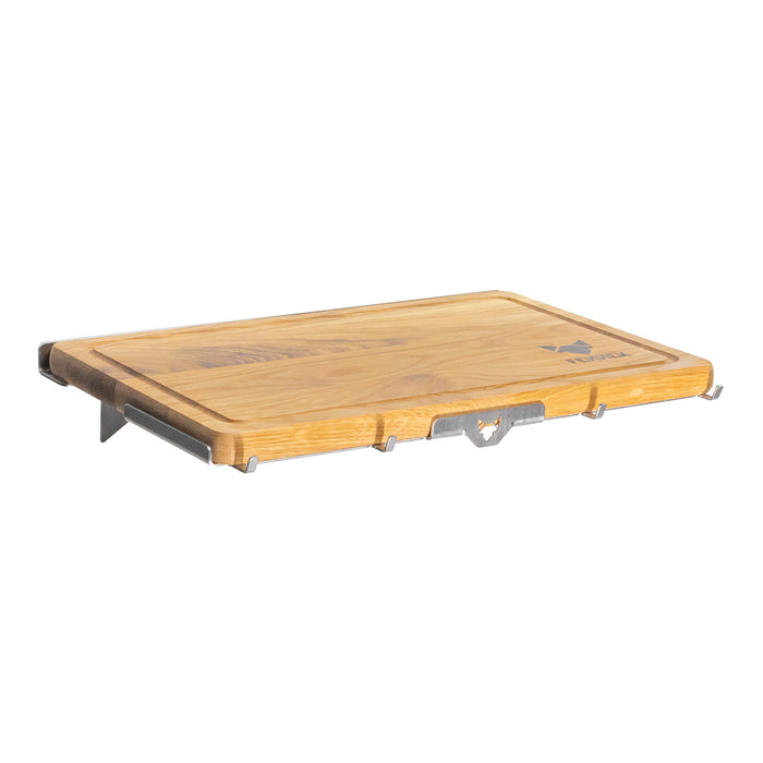 Freisteller vom BBQ Brett- und Besteckhalter für Feuerschale Allround und Feuerplatte 96 cm.