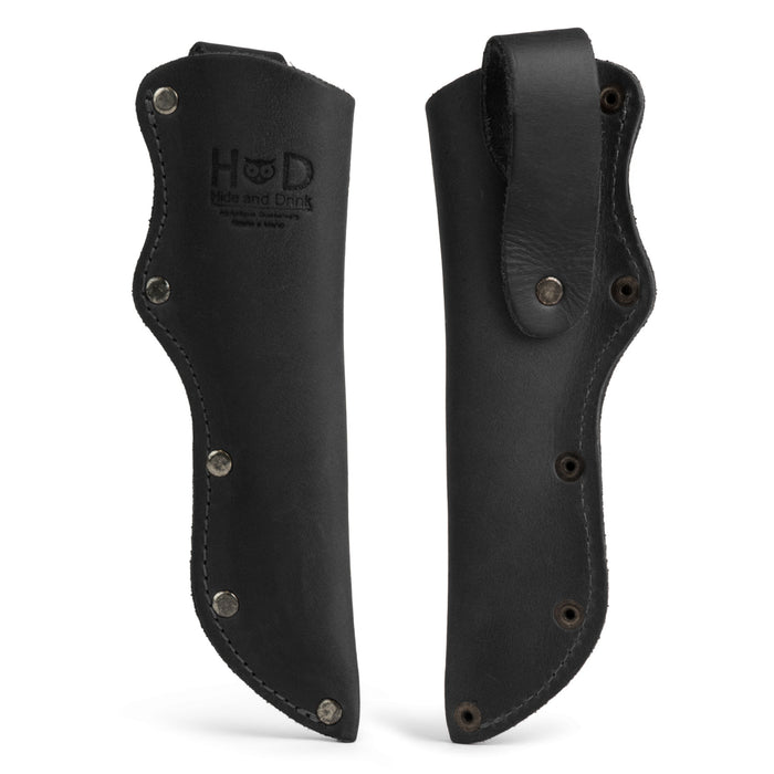 Belt Mora Knife Sheath from Hide & Drink, designed with a durable Thick Sheath for Mora Knife with Belt Loop. This knife holster offers a perfect combination of style and functionality.