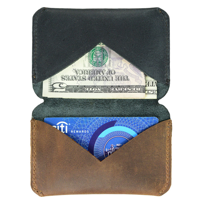 Bicolor Card Holder - Stockyard X 'The Leather Store'