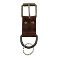 Taco Dog Big Dog Collar Keychain - A unique and functional accessory designed with rustic charm, showcasing the handcrafted quality of full grain leather. Big Dog Collar Keychain - Functional, Durable, Lightweight, All Natural Accessory - Great Gift for Any Dog Lover, Full Grain Leather, StockyardX, Small Batch Production, Hand Cut, Hand Sewn, Fire Branded, Artisan, Handmade in La Antigua Guatemala & Oaxaca Mexico.