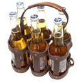 Bike Six Pack Carrier - Stockyard X 'The Leather Store'