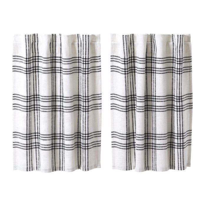Black Plaid Tier Set of 2 L36xW36 - The Village Country Store