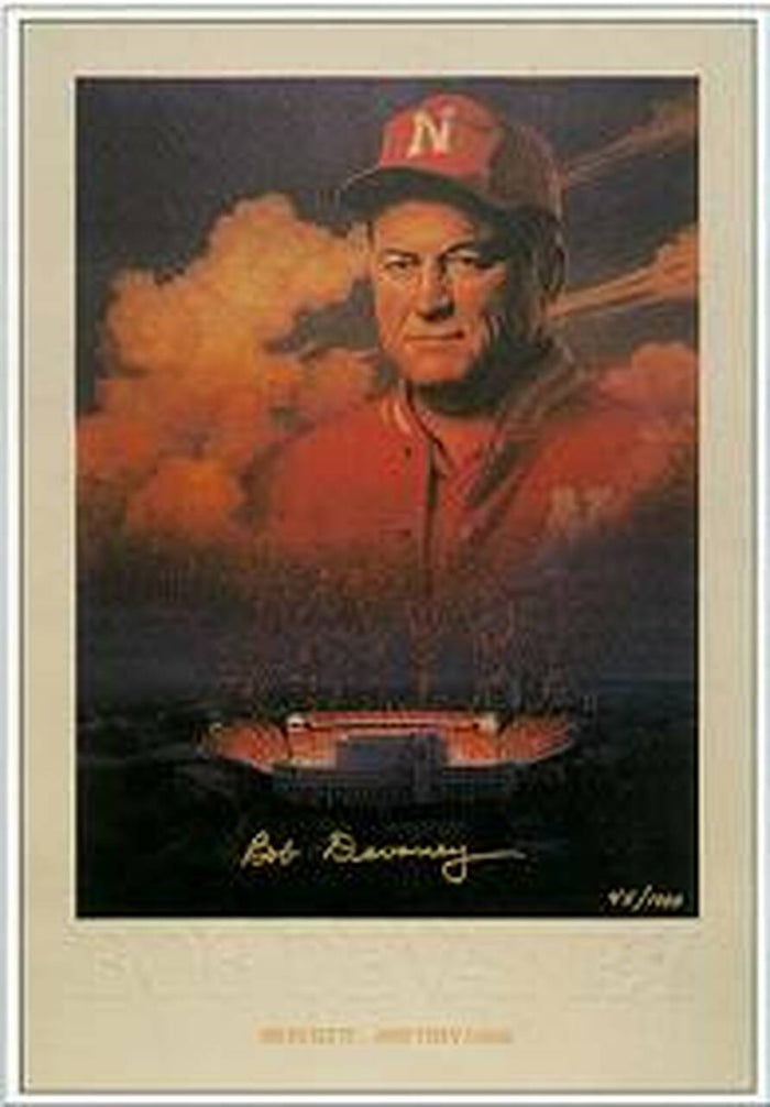 Bob Devaney Autographed Print (Unframed) - Special Order