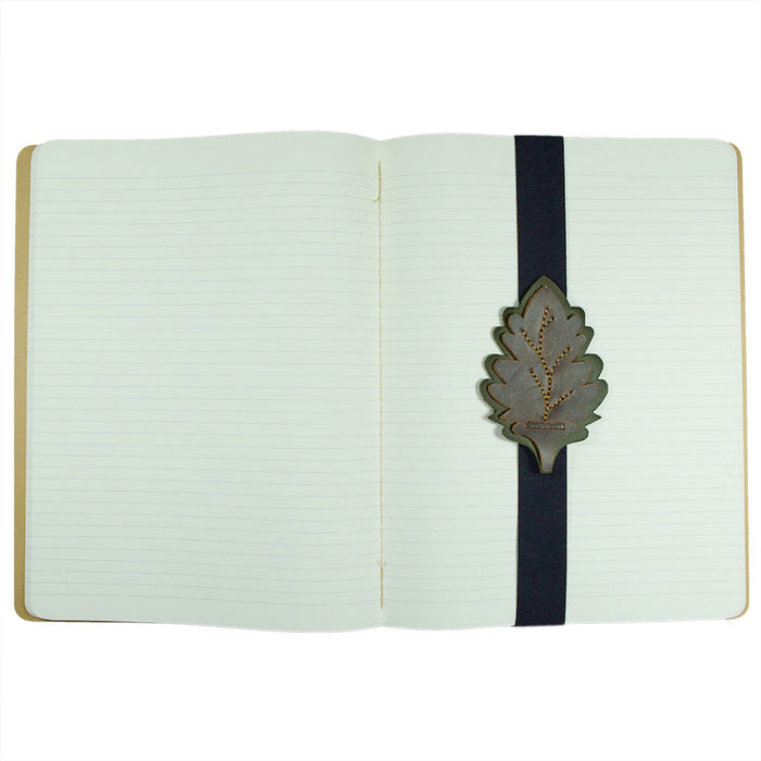 Bookmark with Leaves - Stockyard X 'The Leather Store'