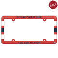 Boston Red Sox License Plate Frame Plastic Full Color Style - Team Fan Cave