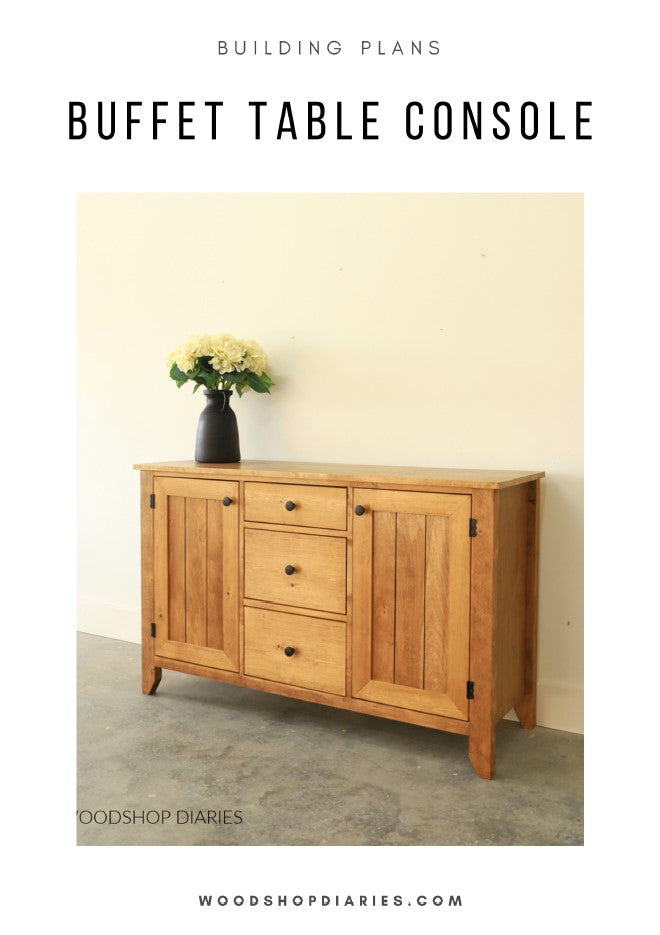 Buffet Table Building Plans