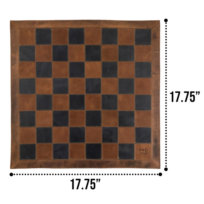 Chess Board (Pieces Not Included) - Stockyard X 'The Leather Store'