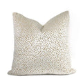 Catelyn White Velvet Dots Pillow Cover Cushion Pillow Case Euro Sham 16x16 18x18 20x20 22x22 24x24 26x26 28x28 Lumbar Pillow 12x18 12x20 12x24 14x20 16x26 by Aloriam
