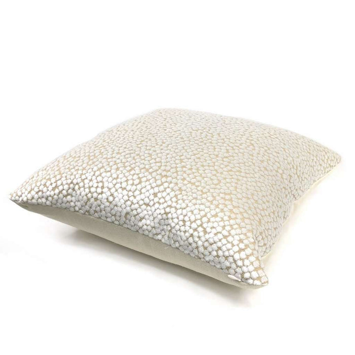 Catelyn White Velvet Dots Pillow Cover Cushion Pillow Case Euro Sham 16x16 18x18 20x20 22x22 24x24 26x26 28x28 Lumbar Pillow 12x18 12x20 12x24 14x20 16x26 by Aloriam