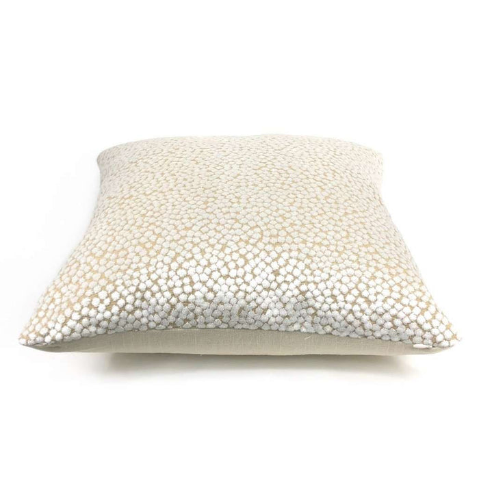 Catelyn White Velvet Dots Pillow Cover Cushion Pillow Case Euro Sham 16x16 18x18 20x20 22x22 24x24 26x26 28x28 Lumbar Pillow 12x18 12x20 12x24 14x20 16x26 by Aloriam