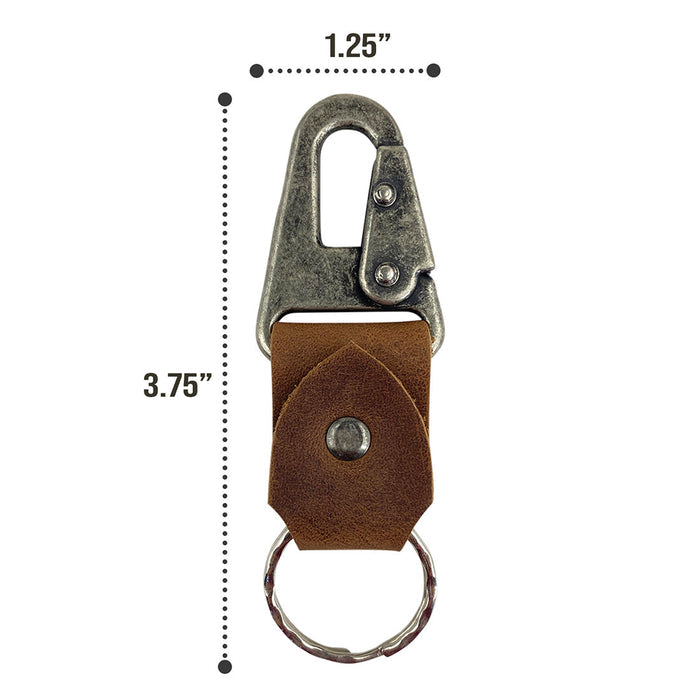Clip Keychain - Stockyard X 'The Leather Store'