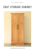 Coat Wardrobe Storage Cabinet Plans