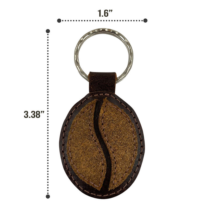 Coffee Bean Keychain - Stockyard X 'The Leather Store'
