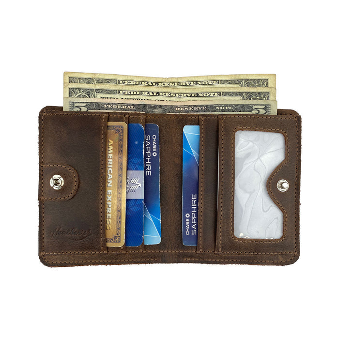 Compact Wallet - Stockyard X 'The Leather Store'