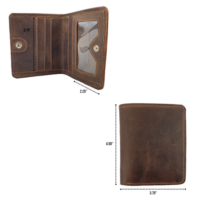 Compact Wallet - Stockyard X 'The Leather Store'