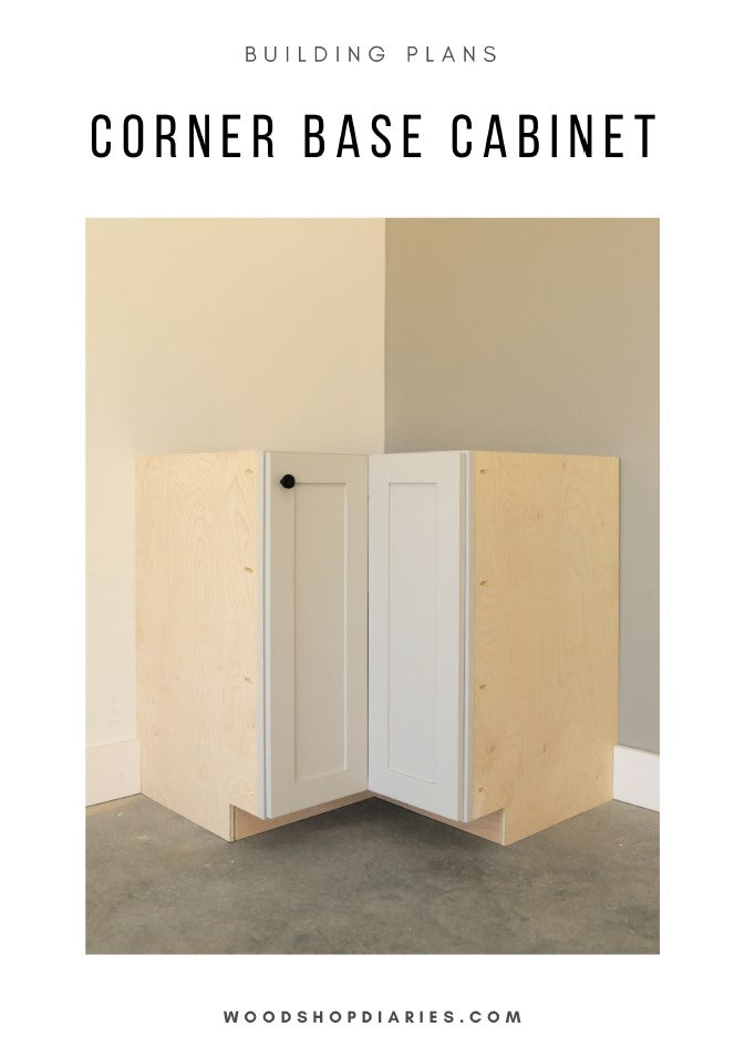 Corner Cabinet Build Plan Bundle