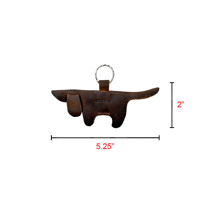 Dachshund Keychain - Stockyard X 'The Leather Store'