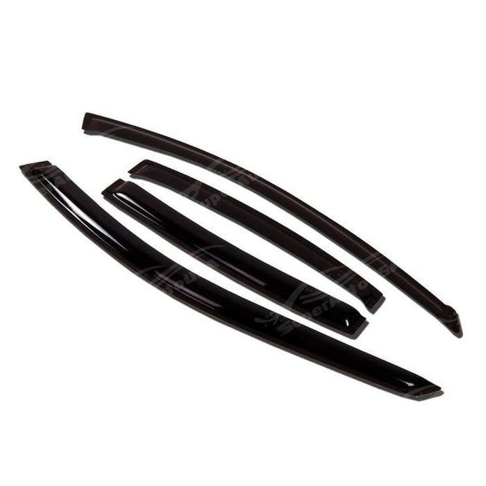 Dark smoked vent deflectors for Ford Edge SE, SEL, Titanium 2015-2024 by SuperAutoUSA.