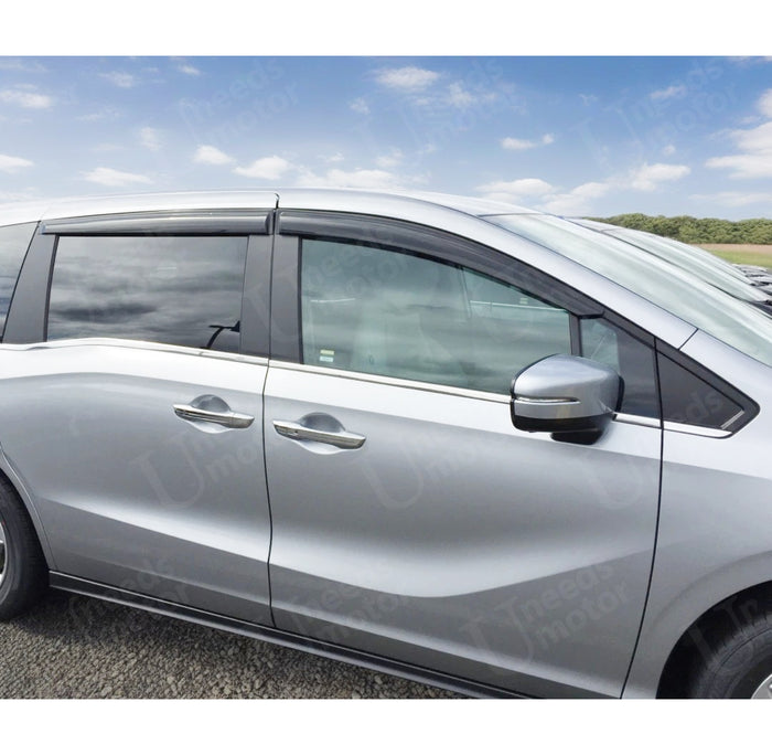 SuperAutoUSA dark smoked vent deflectors for Ford Edge ST-Line 15 16 17 18 19 20 21 22 23 24.