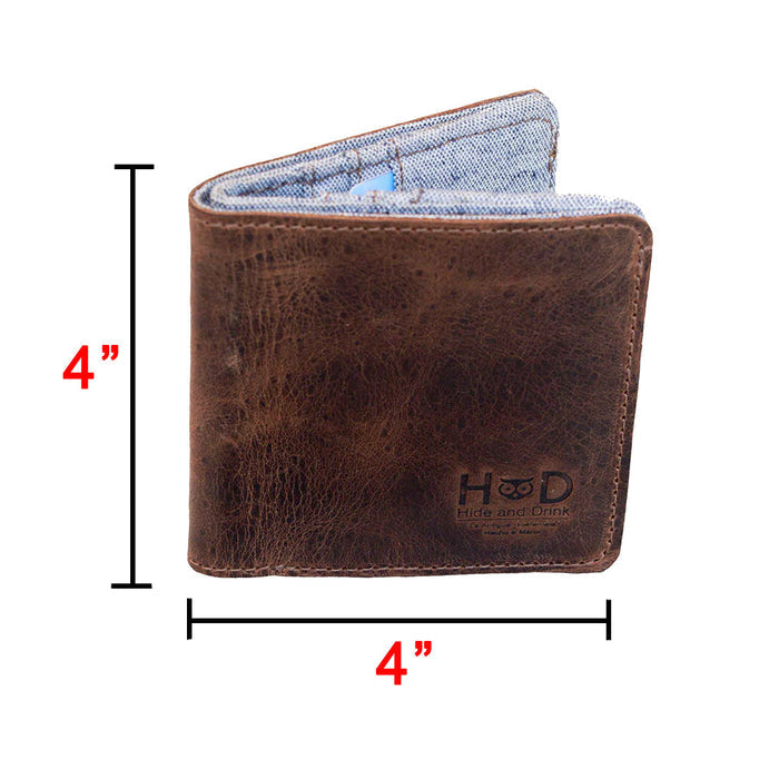Denim Wallet Petoskey - Stockyard X 'The Leather Store'