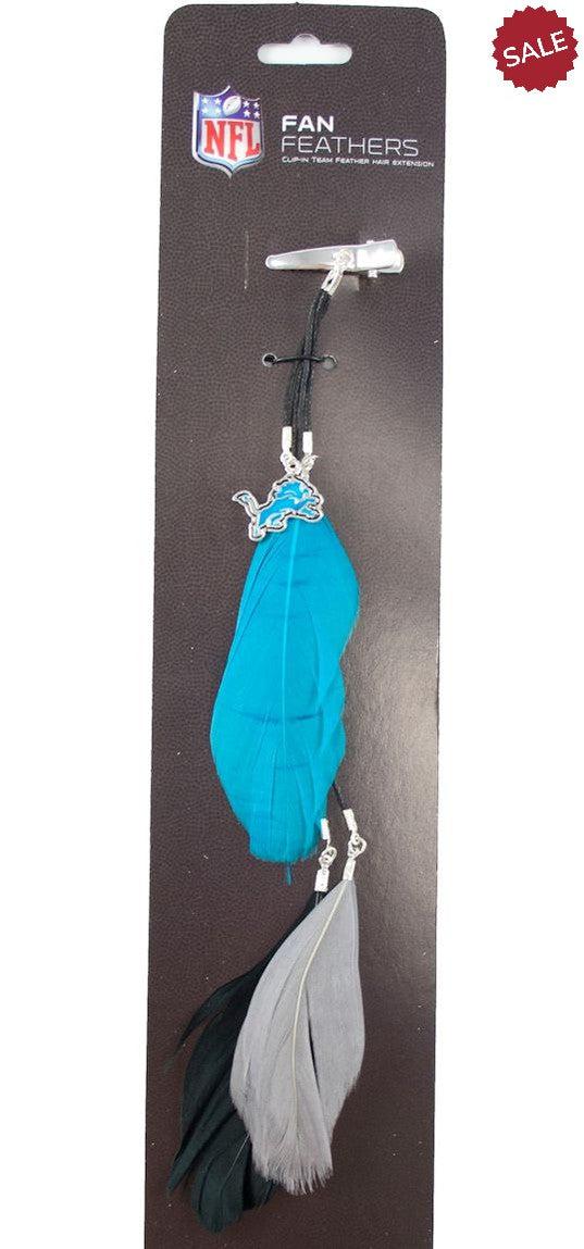 Detroit Lions Team Color Feather Hair Clip