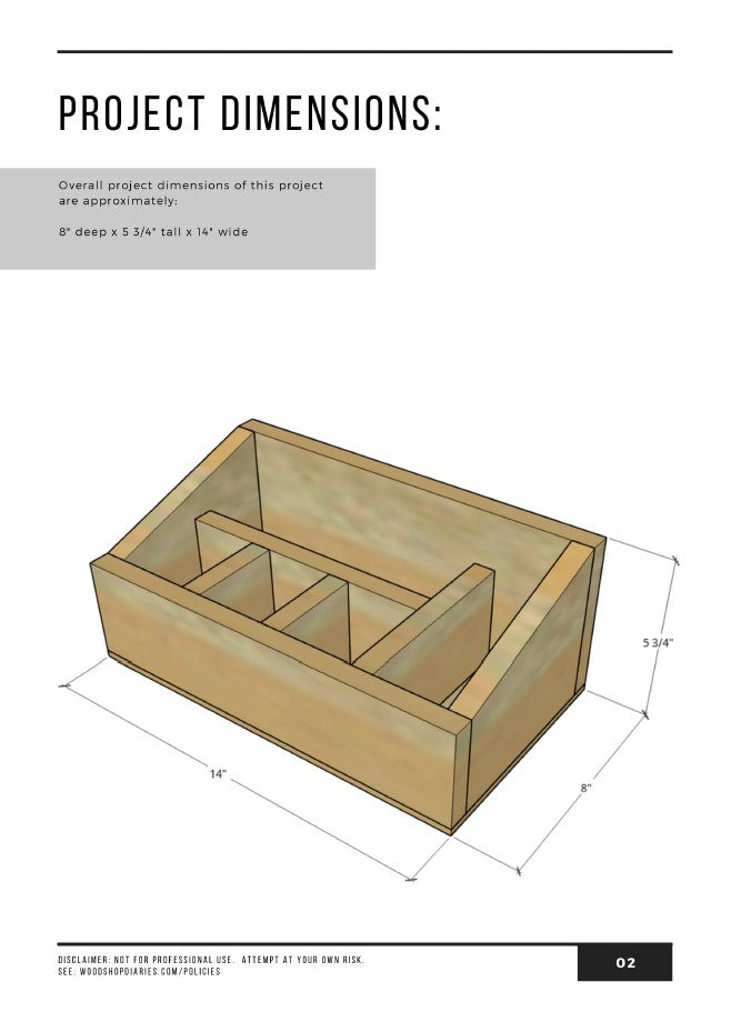 Dinnerware Holder Building Plans