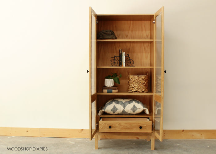 Display Cabinet with Drawer