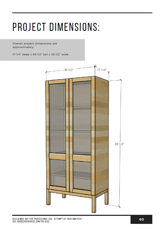 Display Cabinet with Drawer