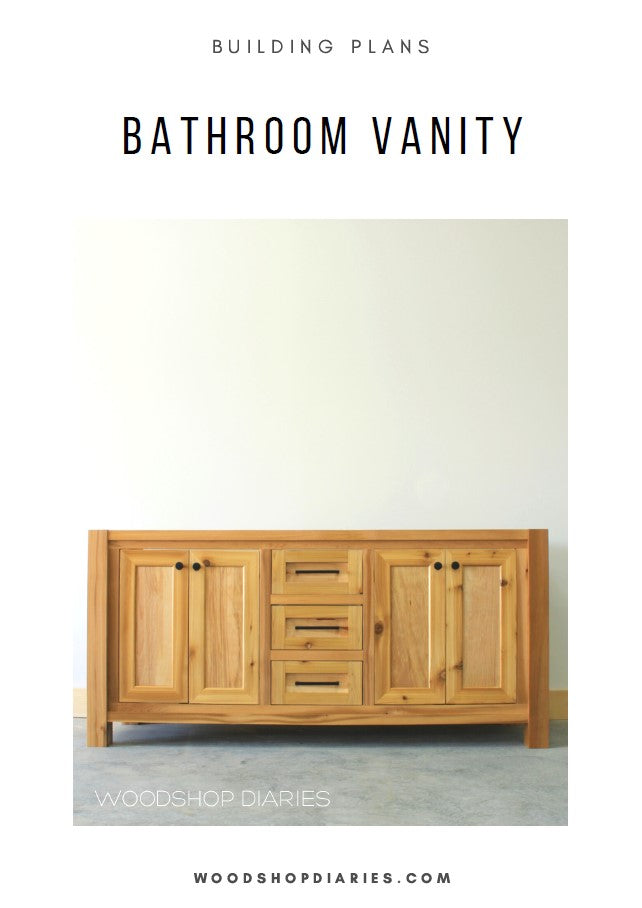 DIY Double Sink Bathroom Vanity