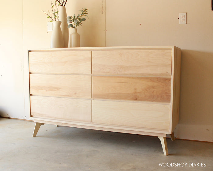 DIY Mid-Century Modern Dresser Plans